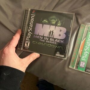 Men in Black: Crashdown PlayStation Game - Black/Purple Case